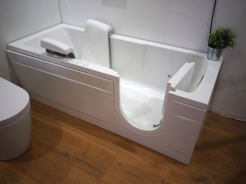 Bathtub Installation in a Modern Bathroom